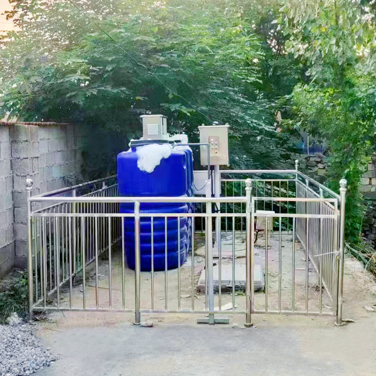 山東臨沂市某村鎮定制PE凈化槽